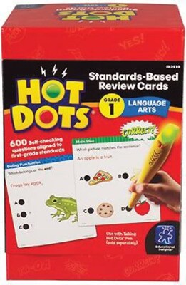 Hot Dots® Standards-Based Language Arts Cards, Grades 1 (2510)