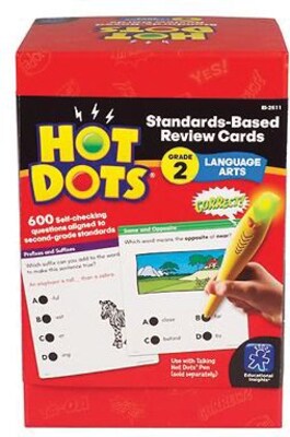 Hot Dots Standards-Based Language Arts Cards, Grades 2 (2511)