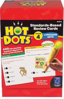 Hot Dots® Standards-Based Language Arts Cards, Grades 4 (2513)