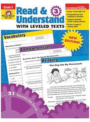 Read & Understand with Leveled Texts, Grade 3