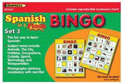 Spanish in a Flash™ Bingo, Set 3