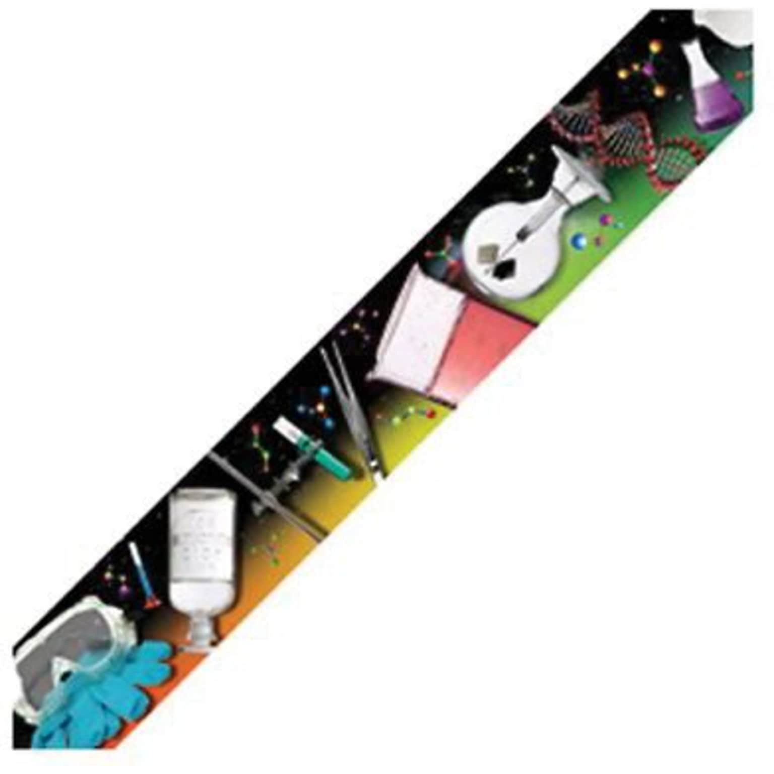 Edupress® Straight Photo Bulletin Board Border, 2nd - 9th Grades, Science Tools