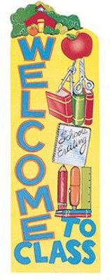 Vertical Banner, Welcome to Class