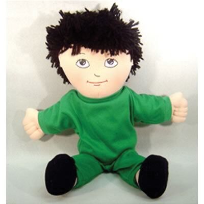 Childrens Factory® Asian Boy In Sweat Suit Soft Ethnic Doll, 14 (FPH726)