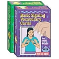 Basic Signing Vocabulary Cards, Set A