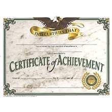 Hayes Certificate of Achievement, 8.5 x 11, Pack of 30 (H-VA508)