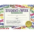 Hayes Student of the Week Certificate, 8.5 x 11, Pack of 30 (H-VA529)