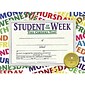 Hayes Student of the Week Certificate, 8.5" x 11", Pack of 30 (H-VA529)