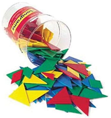 Classpack Tangrams, 4 Colors, Set of 30