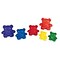 Three Bear Family Rainbow Counters, 6 Colors, Set of 96 (LER0744)