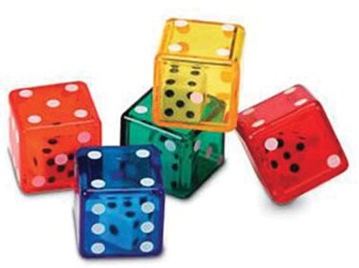 Dice in Dice, 3/4, Set of 72 (LER7697)