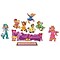 5 Monkeys Jumping on the Bed Bilingual Rhyme Pre-Cut Flannelboard Set, 9 Pieces
