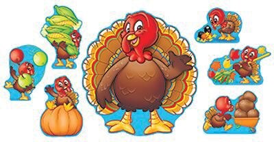Turkey Time Bulletin Board Set