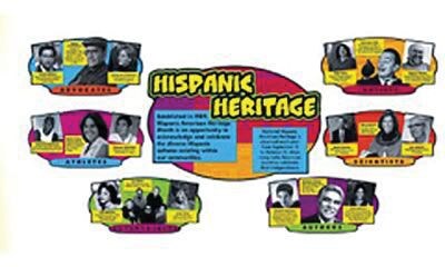 Hispanic Heritage Bulletin Board Set, 7 pieces