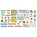 English Monthly Calendar Bulletin Board Set