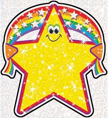 Trend® Classic Accents®, Rainbow Star Sparkle