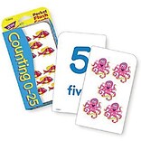 Counting 0-25 Pocket Flash Cards for Grades PreK-1, 56 Pack (T-23002)