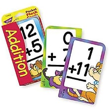 Addition 0-12 Pocket Flash Cards for Grades K-1, 56 Pack (T-23004)