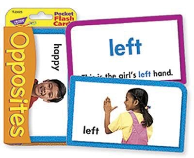 Opposites Pocket Flash Cards