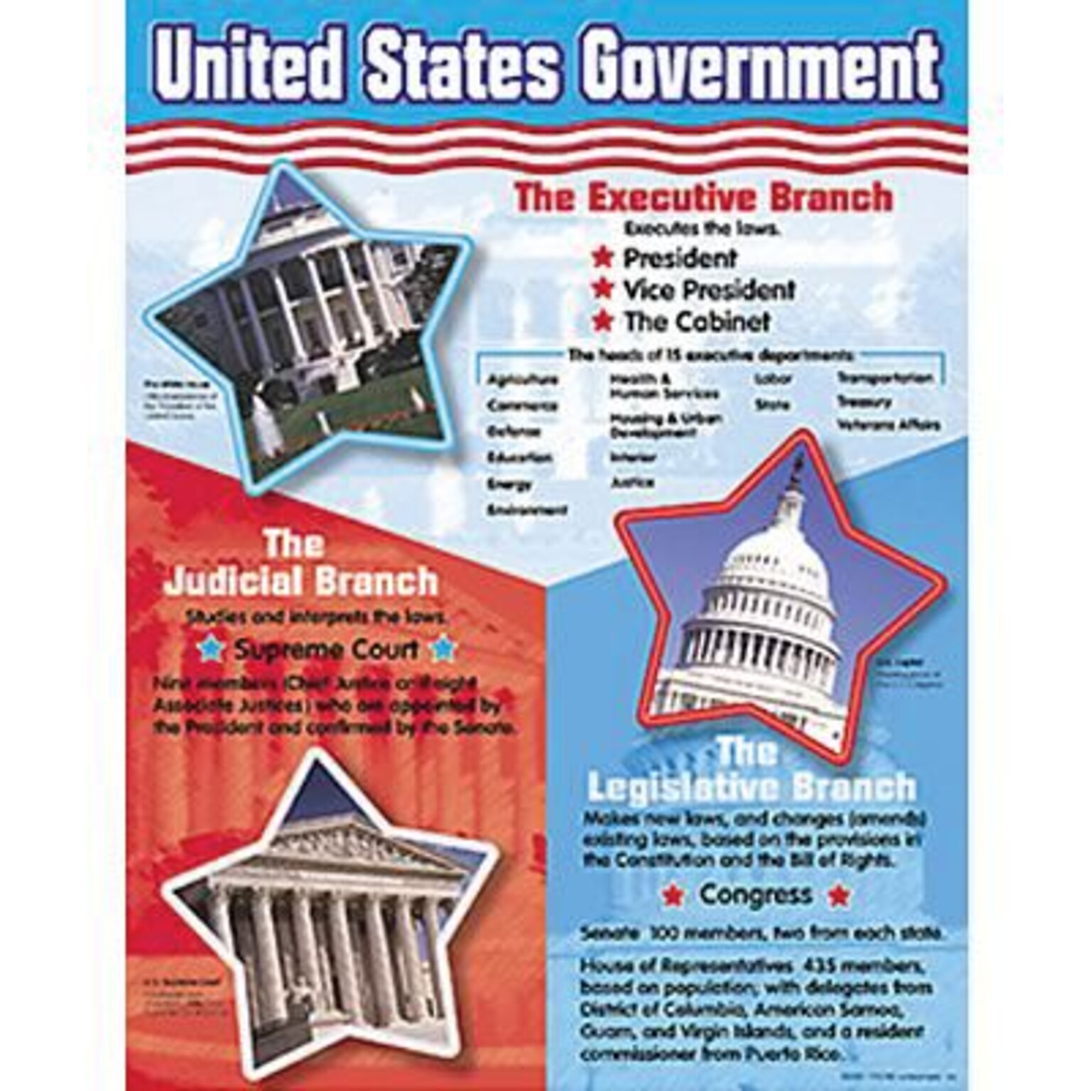United States Government Learning Chart