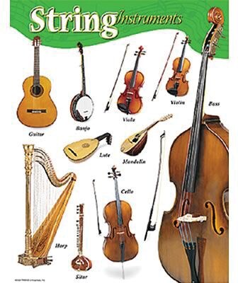 String Instruments Learning Chart