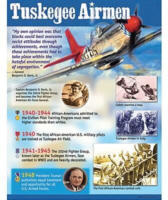 Tuskegee Airmen Learning Chart (T-38309)