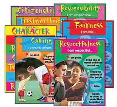 Trend® Learning Chart Combo Packs, Character Education