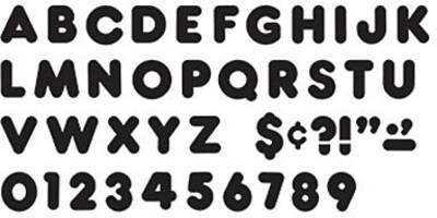 Black 5 Casual Ready Letters®
