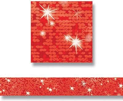 Bolder Borders®, Red Sparkle
