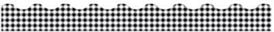 Black Gingham Trimmer