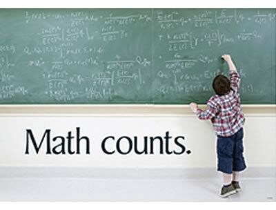 Math counts. ARGUS® Poster