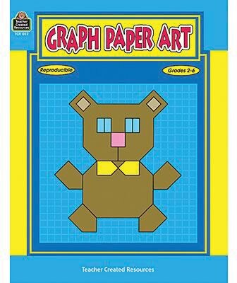 Teacher Created Resources® Graph Paper Art Book, Grades 2nd - 6th, 2 EA/BD