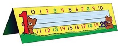 Alphabet/Numbers Tented Name Plates