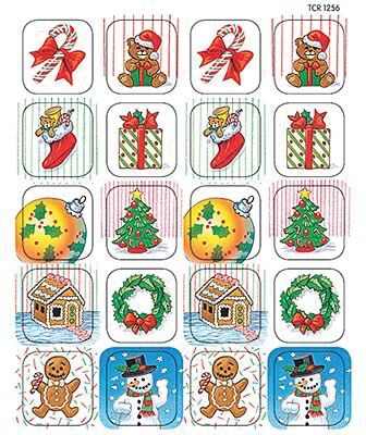 Teacher Created Resources Christmas Stickers, Pack of 120 (TCR1256)