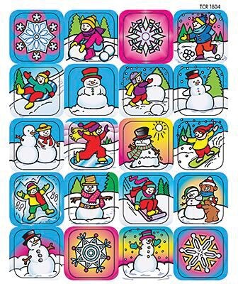 Teacher Created Resources Stickers, Winter