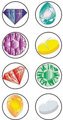 Teacher Created Resources Mini Stickers, Jewels
