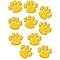 Teacher Created Resources 6 x 6 Gold Paw Prints Accents, 30 Pack (TCR4645)