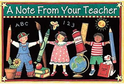 A Note From Your Teacher Postcards from Susan Winget