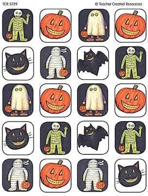 Teacher Created Resources Halloween Stickers from Susan Winget, Pack of 120 (TCR5729)