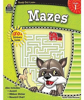 Ready•Set•Learn: Mazes, Grade 1