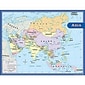 Teacher Created Resources Asia Map Chart, 17"W x 22"H (TCR7652)