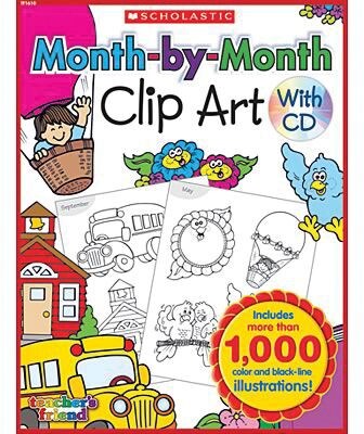 Month-by-Month Clip Art Book