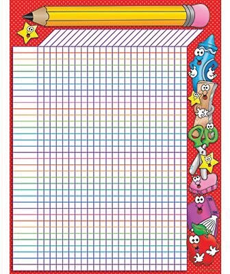 School Time Incentive Chart