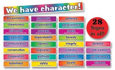 Character Signs Bulletin Board Set