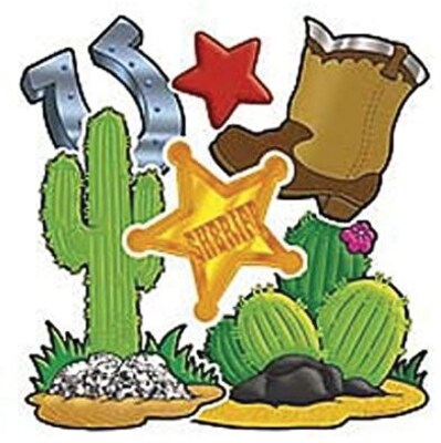 Western Round Up Accent Punch-Outs