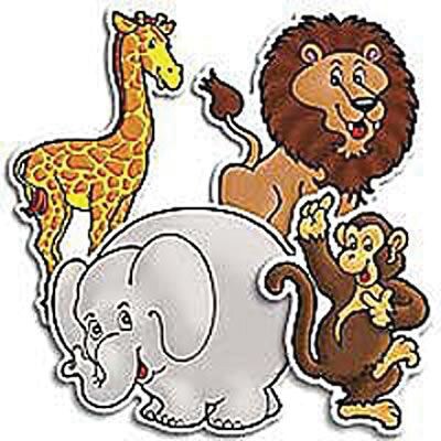 Zoo Animals Accent Punch-Outs
