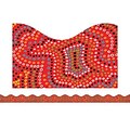 Aboriginal Art Scalloped Trimmer, 12/Pack