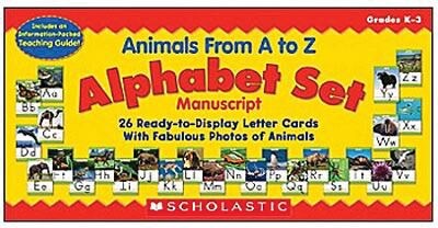 Animals From A to Z Alphabet Set: Manuscript