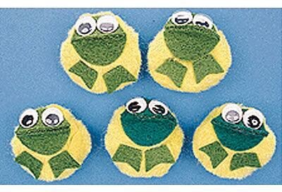 5-Character Mitt Set, 5 Speckled Frogs