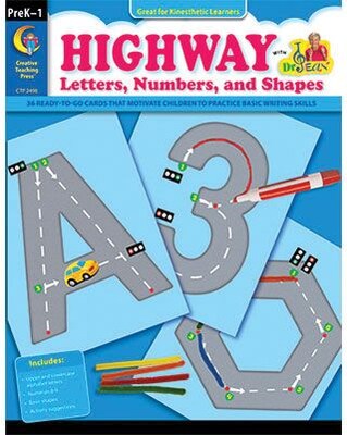 Highway Letters, Numbers, and Shapes; Grades PreK-1